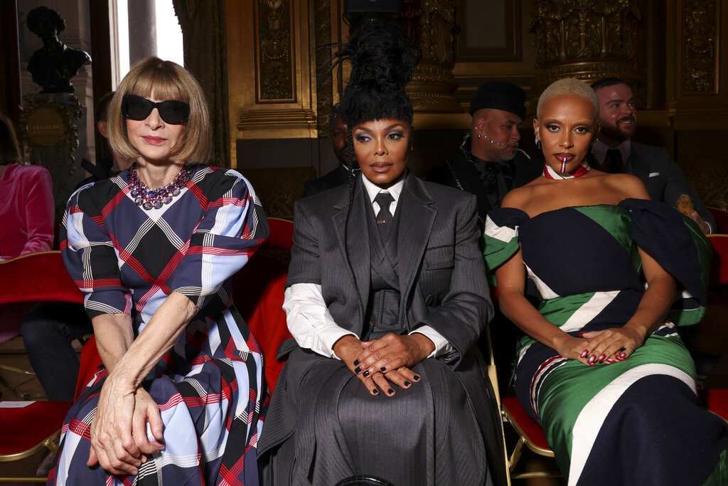 Janet Jackson serves new look for Paris Fashion Week, meets Doja Cat ...