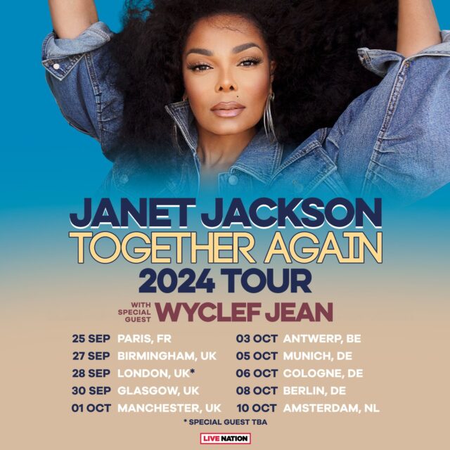 Janet Jackson Live Tour 2024 Europe Dates